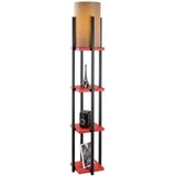 Opviq 7118 Podna lampa, Crno-Crvena Cene