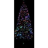 vidaXL umjetno božićno drvce sa stalkom zeleno 210 cm optička vlakna | shoptok.hr