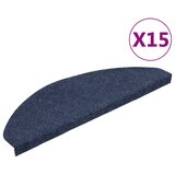  Samoljepljivi otirači za stepenice 15 kom 65x22,5x3,5 cm plavi | shoptok.hr