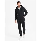 Ombre Unzipped hoodie sweatshirt in streetwear style - black | shoptok.hr