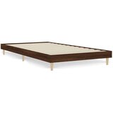  Za krevet smeđi hrast 100 x 200 cm konstruirano drvo | shoptok.hr