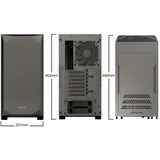 kućište Midi be quiet! PURE BASE 500 mettalic grey Window