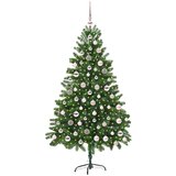  Božićno drvce s 300 LED svjetlima s stalakom Zelena 180 cm PE | shoptok.hr