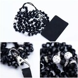  Privjesak za telefon CRYSTAL DIAMOND / dužina kabla 74cm (37cm u omči) / oko vrata - crni | shoptok.hr