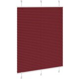 vidaXL Plisirana žaluzija Bordeaux Red 110x150 cm Širina tkanine | Shoptok.si