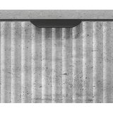vidaXL Nočna omarica Betonsko siva 63.5 x 36 x 61 cm Konstruiran les | Shoptok.si