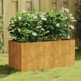 vidaXL Cvetlično korito 80x40x40 cm corten jeklo | Shoptok.si