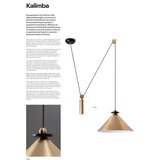  Redo 01-1545 - Luster na sajli KALIMBA 1xE27/42W/230V prečnik 42 cm pauk bronza | Eponuda.com