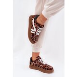 Boto Womens Platform Sneakers Leopard Brown Totter | Shoptok.si