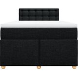  Krevet box spring s madracem crni 120 x 190 cm od tkanine | shoptok.hr