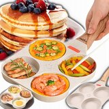  Visoka tava za pečenje palačinki i jaja 24 cm sa bijelom keramičkom oblogom | shoptok.hr