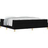  Krevet s opruga kutije Ostalo Crna i Bijela i Crna 200 x 200 cm | shoptok.hr