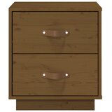 Noćni ormarići 2 kom boja meda 40x34x45 cm od masivne borovine | shoptok.hr