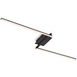 Lesnina XXXL Brilo 3500-015 - LED plafonski luster STAFF 2xLED/6W/230V crna | Eponuda.com