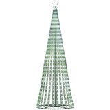 vidaXL Osvetljena novoletna jelka stožec 475 LED hladno bela 247 cm | Shoptok.si