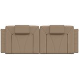  Jastuk za uzglavlje Viana boja cappuccina 120 cm od umjetne kože | shoptok.hr