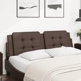  Jastuk za uzglavlje Zadar smeđi 160 cm od umjetne kože | shoptok.hr