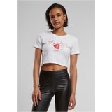 Mister Tee White Muah Cropped Tee T-Shirt | Shoptok.si
