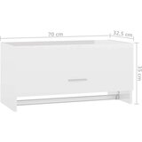 vidaXL Ormar visoki sjaj bijeli 70 x 32,5 x 35 cm od iverice Cijene