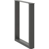  Noge za blagovaonski stol U-oblik 2 kom antracit 70 x (72-73) cm čelik | shoptok.hr