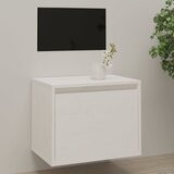  Zidni ormarić bijeli 45 x 30 x 35 cm od masivne borovine | shoptok.hr