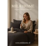 Mila Home Luxury Antracitno siva posteljina za bračni krevet/za produženi krevet od renforce pamuka 240x220 cm Waffle Striped – | shoptok.hr