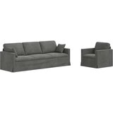 SOFA 2 pcs Tamno siva 228 x 78 x 80 cm Baršun | shoptok.hr
