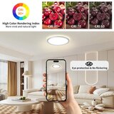  Brilagi - ULTRA SLIM LED plafonsko svetlo za kupatilo LED/18W/230V, prečnik 30 cm, srebrno, IP54 | Eponuda.com
