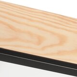  plafonsko svetlo natural square 2xE27/15W/230V 31x31 cm borovina/crna | Eponuda.com