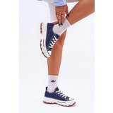 EVENTO PE1 Low Women's Sneakers On Platform Navy Aradwin | Eponuda.ba