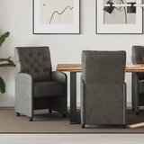  Blagovačke stolice s kotačima 2 pcs Crna 58 x 67 x 97 cm | shoptok.hr