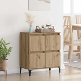  Kreveta Umjetnički hrast 60 x 35 x 70 cm Obrađeno drvo i čelik | Eponuda.com