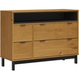  The Living Store Predalnik FLAM 110x40x80 cm trdna borovina - Predalnik, (21502205) | Shoptok.si