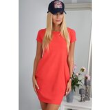 Fasardi Coral dress with short sleeves Cijene
