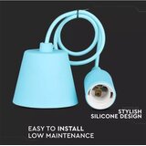 Plavi luster na sajli 1xE27/60W/230V | Eponuda.com