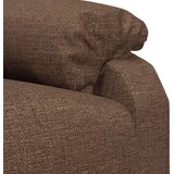  Naslonjač od tkanine smeđi - Smeđa 1 | shoptok.hr