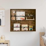  Polica za časopise s policom Dimljeni hrast 80 x 12 x 70 cm | shoptok.hr