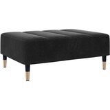 vidaXL Stolček za noge črn 77x55x31 cm žamet | Shoptok.si