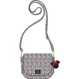 Disney Minnie sivo pikčasta torbica za čez ramo Loungefly | Shoptok.si