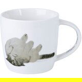 Maxwell williams Bijela porculanska šalica 400 ml Upside Down Cat – Cijene