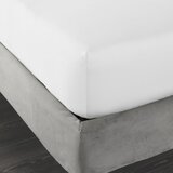 Bianca Bijela plahta s gumom od pamučnog satena 185x200 cm Cotton Sateen – | shoptok.hr