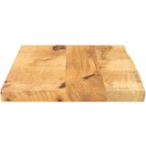  Mizna plošča 60x30x3,8 cm naraven rob trden robusten mangov les | Shoptok.si