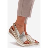 ARTIKER Ladies Leather Wedge Sandals | Shoptok.si