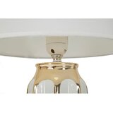 Mauro Ferretti Bela/v zlati barvi keramična namizna svetilka s tekstilnim senčilom (višina 40,5 cm) Cassy – | Shoptok.si
