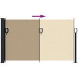  Uvlačiva bočna tenda 120 x 600 cm bež | shoptok.hr
