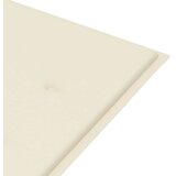  Vrtna klupa s jastukom 120 cm od masivnog bagremovog drva Krema 120 x 50 x 4 cm | Shoptok.si