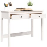  Radni stol s ladicama Bijela 100x50x78 cm od masivne borovine | Eponuda.ba