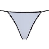Karl Lagerfeld Tanga gaćice svijetloplava / crna / bijela Cijene