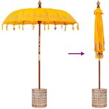  Balineški Parasol Žuta 180-190 cm Pamuk solidno drvo | shoptok.hr