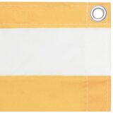 Balkonski zastor bijelo-žuti 120 x 600 cm od tkanine Oxford | shoptok.hr